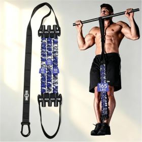 Pull Up Assistance Bands, Heavy Duty Resistance Band For Pull Up Assist, Adjustable Resistance 165-265lbs With Fabric Feet Knee Rest.
