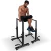 Dip Bar Station Set, 6 Level Adjustable Pull Up Bars, 1200lbs Heavy Duty Parallettes Bars, Dip Station for Full Body Workout Fitness.