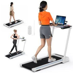 2.25HP Folding Treadmill Running Machine with Table, Speaker & Remote Control.