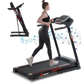 Foldable Treadmill for Home. 3.5HP Portable Electric Treadmill with Incline. Great for Running, Walking, & Jogging.  300lbs Capacity.