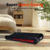 7° Incline Walking Pad Treadmill - Portable Compact Treadmills Under Desk Treadmill, Incline Treadmills for Home Office, Upright Stand