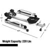 Adjustable Double Hydraulic Resistance Rowing Exercise Fitness Machine.  Great for Home Gym.