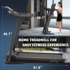 OBENSKY Treadmill with Adjustable Incline Folding Treadmill for Home 2.5 HP 12 Preset for Home Use 7.5 mph Range