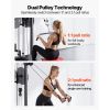 LAT Pull Down Machine. 3-in-1 Row Cable Machine For Home Gym with 18-Level Height Adjustment & Wall-Mount Design.