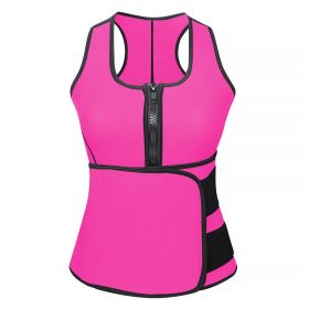 Waist Trainer For Women Body Shaper Waist Slimmer Clincher Trimmer for Weight Loss (Option: WaistTrainerRoseRedL)