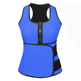 Waist Trainer For Women Body Shaper Waist Slimmer Clincher Trimmer for Weight Loss (Option: WaistTrainerBlueXL)
