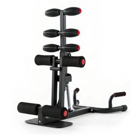 Sissy Squat Machine for Home Gym. All-in-One Deep Squat & Ab Workout Equipment. Adjustable Leg Exercise Machine for Glutes & Quads. 300 Lbs Capacity. (Option: Red)