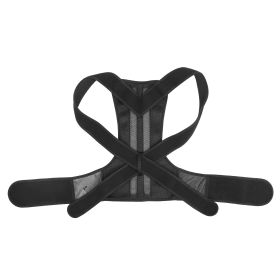 Unisex Back Posture Corrector Lumbar Upper Back Clavicle Shoulder Brace Belt (Option: BackPostureXL)