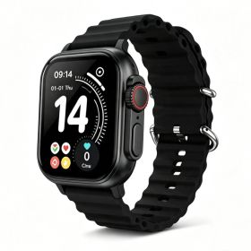 Ten-in-One Smart Watch Set With Wireless Earbuds, Multiple Watch Bands, Magnetic Charger & Protective Case, All-in-One Fitness Smartwatch Gift Box. (Option: Black)