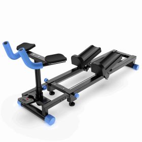 Crawl Spine Twist & Stretch Trainer, Multi-Functional Core Posture Correction Workout Equipment, Adjustable Home & Office Back Stretching Machine. (Color: Blue)